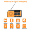 Hand Solar Rechargeable Radio Mini Emergency With Lighting Function