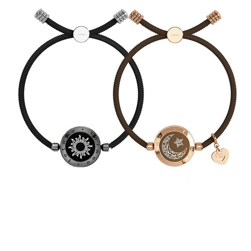 Exclusive Sun-Moon Smart Sensing Couple Bracelets