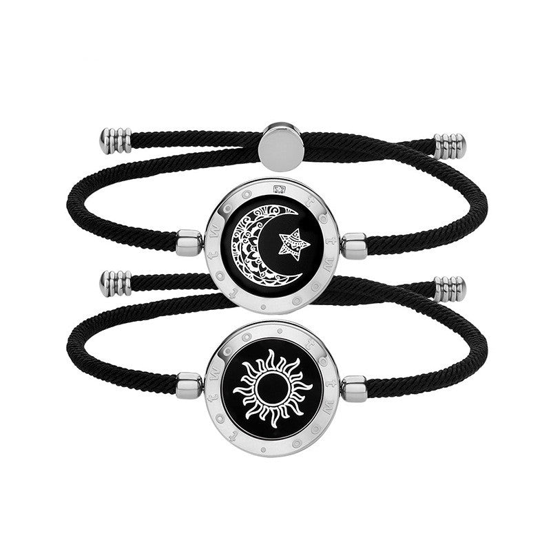 Exclusive Sun-Moon Smart Sensing Couple Bracelets