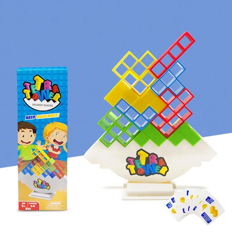 Tetra Tower Game Stacking Blocks - Innovative Interventions