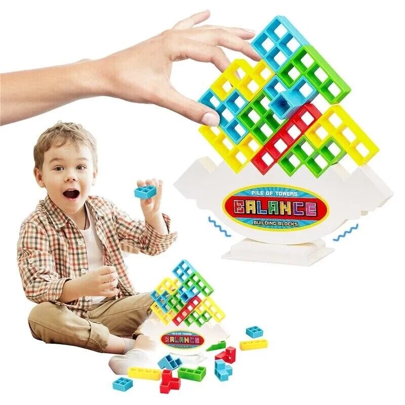 Tetra Tower Game Stacking Blocks - Innovative Interventions