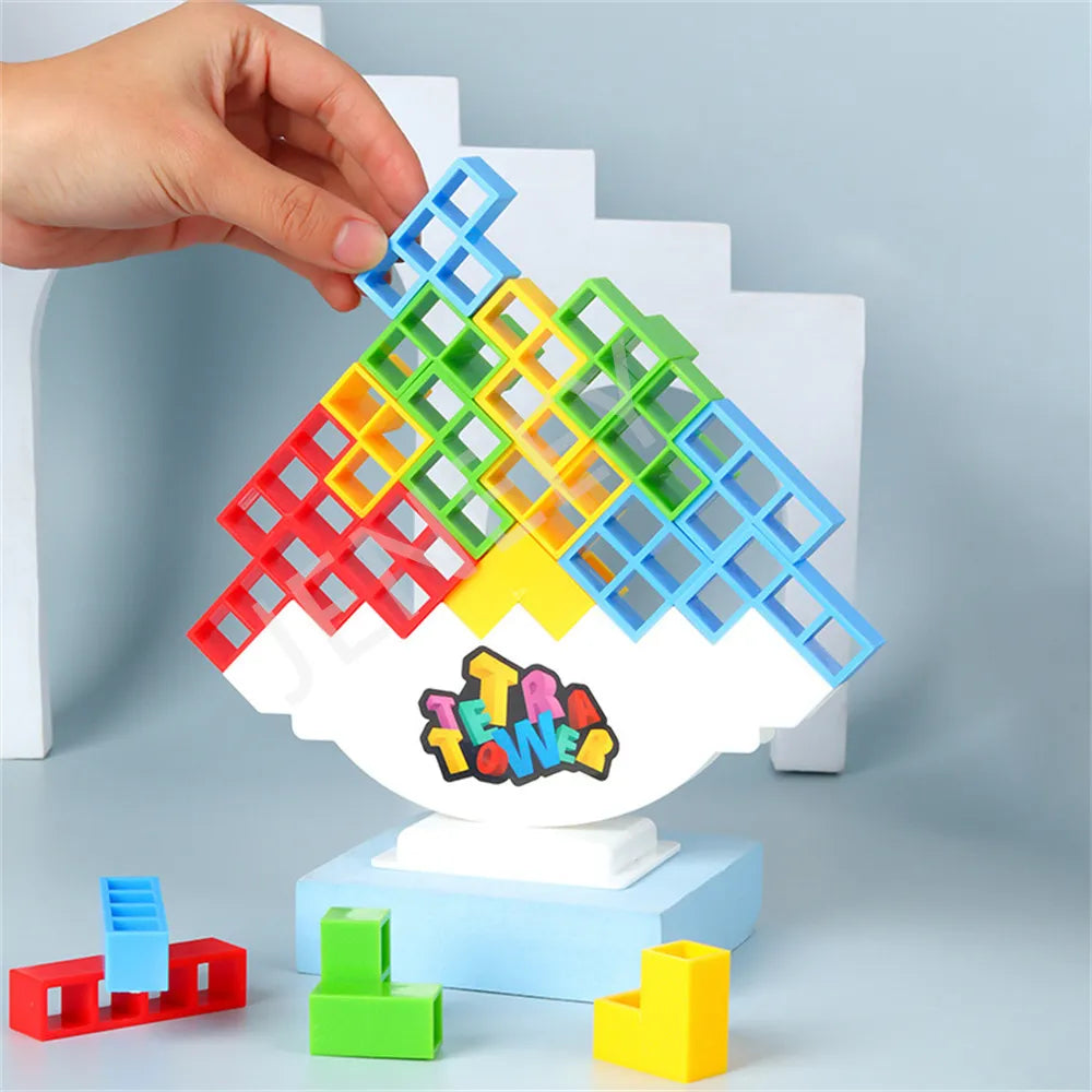 Tetra Tower Game Balance - Puzzle Board Game