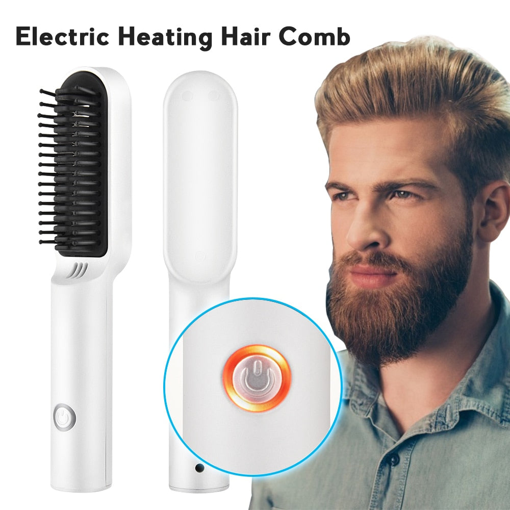 Wireless Heating Hair Styling Comb | Hair Care