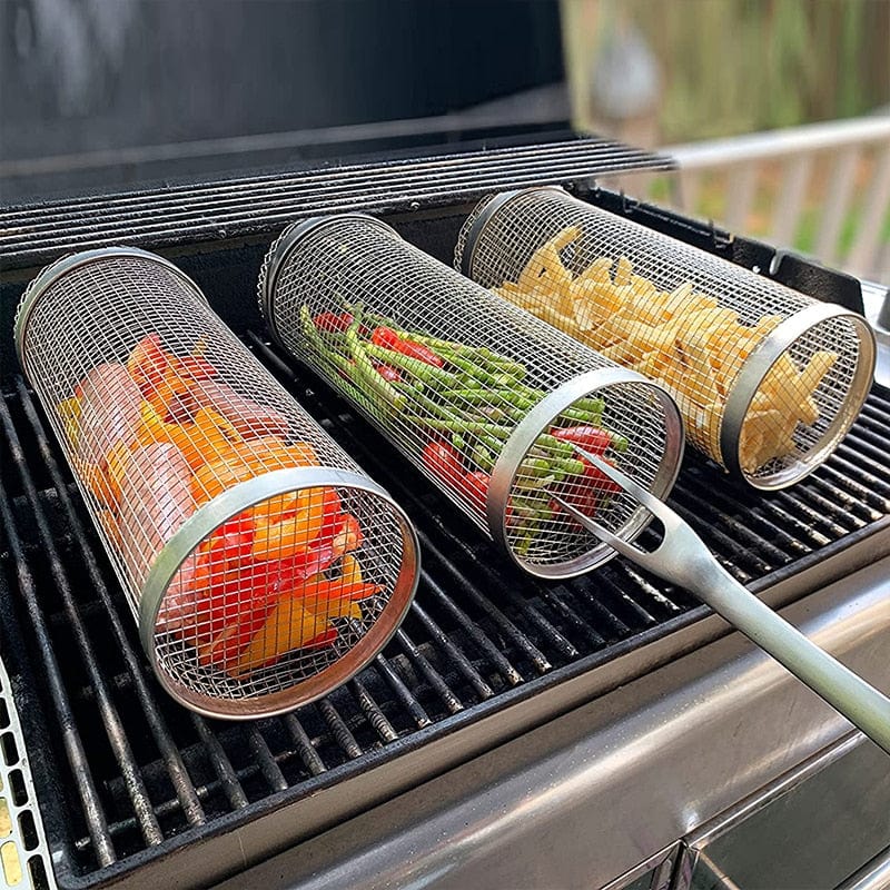 Premium BBQ Basket - Perfect Grilled Veggies & More