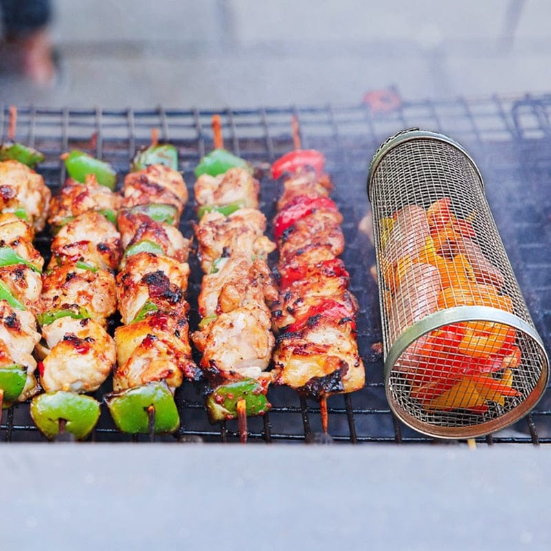 Cylinder Grill Basket - Innovative Interventions