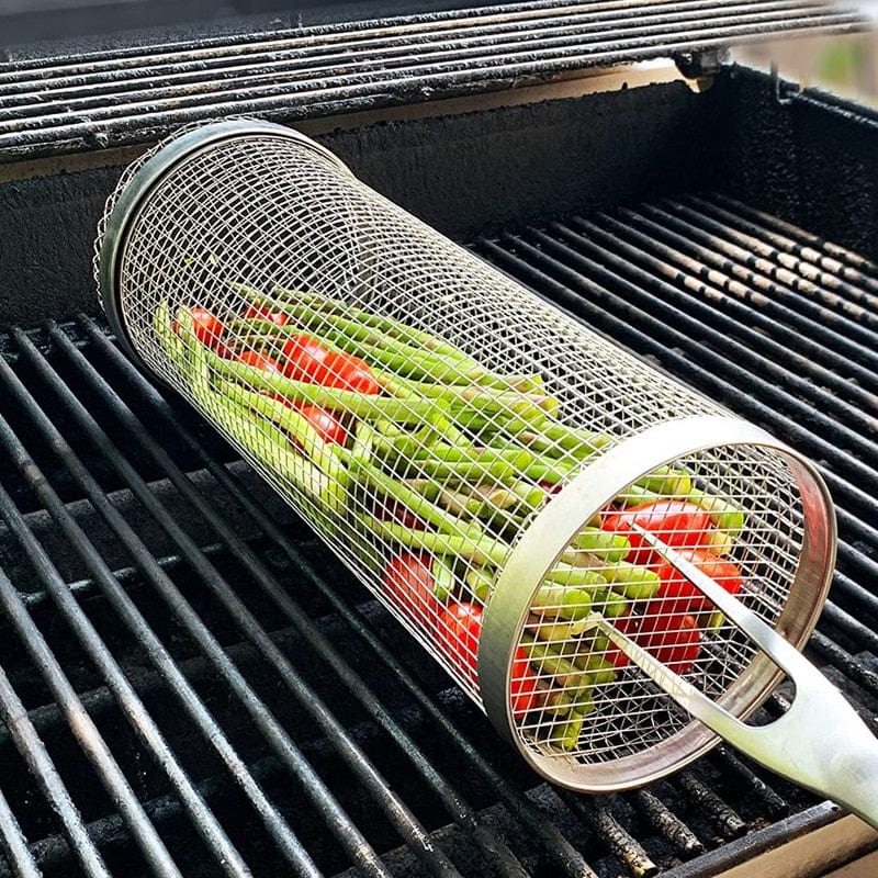 Premium BBQ Basket - Perfect Grilled Veggies & More