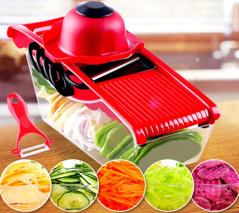 Versatile Kitchen Slicer - 6 Blades for Ultimate Precision