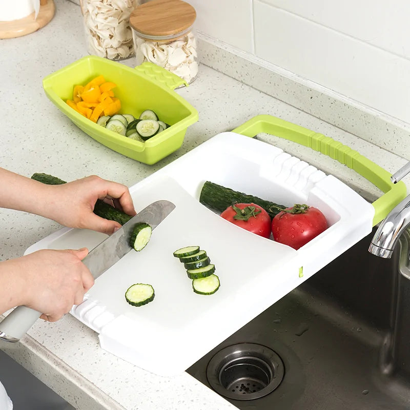 Durable Kitchen Plastic Chopping Board - Easy to Clean