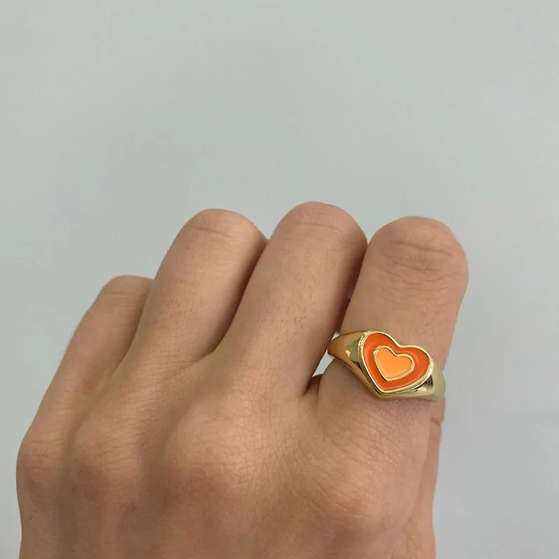 Unique Heart-Shaped Ring - Limited Edition