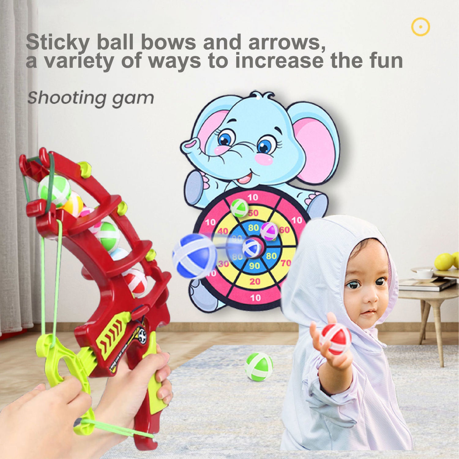 Slingshot Target Sticky Ball Dartboard - Innovative Interventions