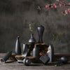 Exquisite Dark Ceramic Vase | Home Decor