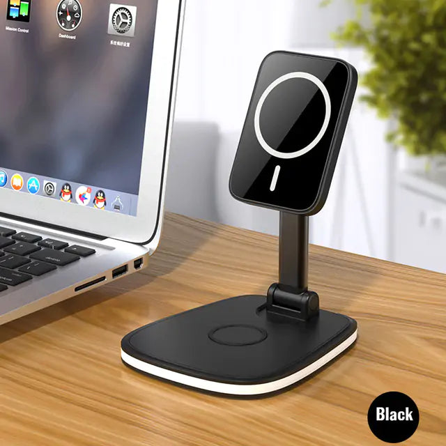 3in1 Magnetic Folding Wireless Charger - Compact