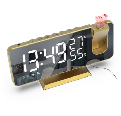 LED Digital Projection Clock - Get Time in Style 