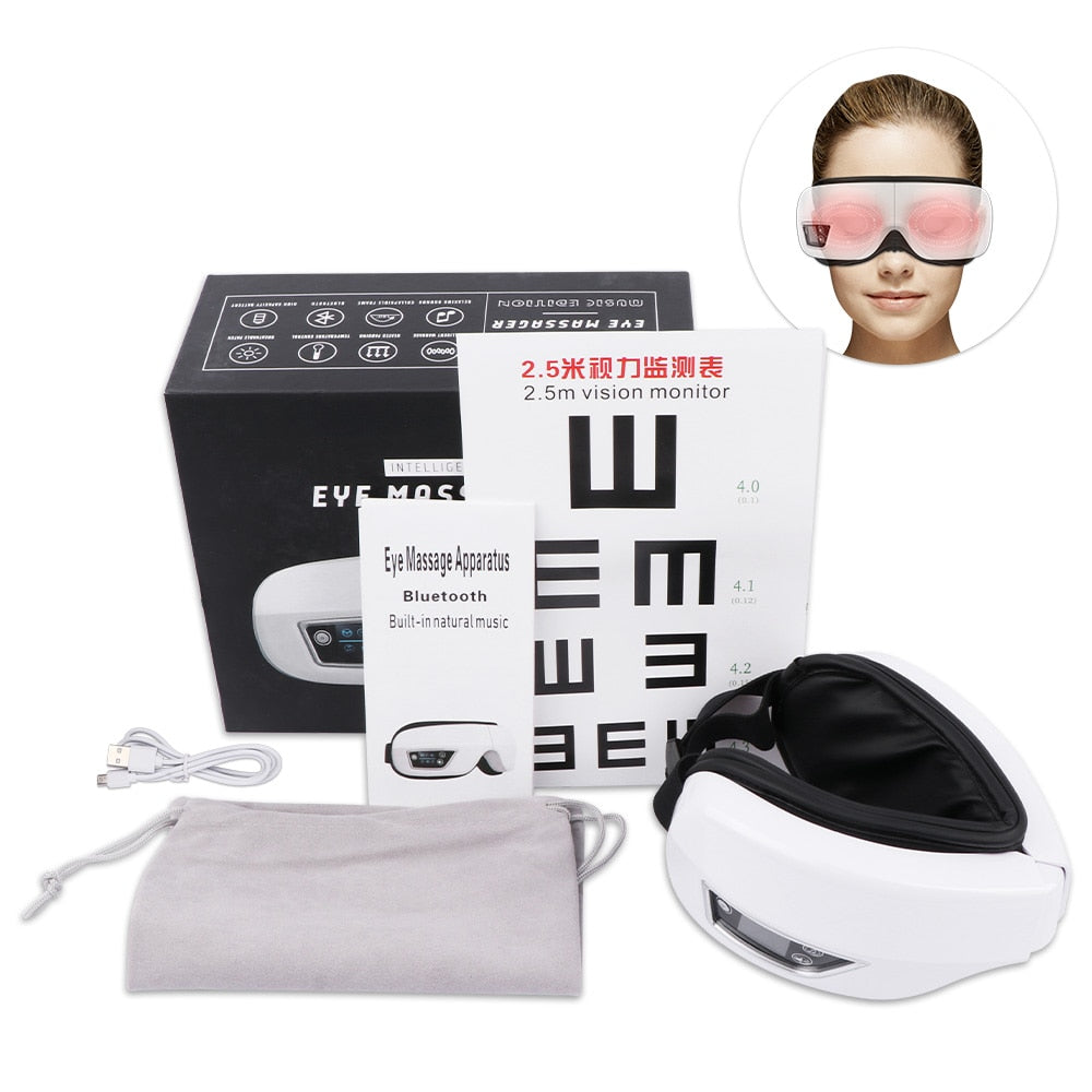 Bluetooth Eye Massager - Electric Vibration Relief