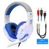 High-Quality Wired Gamer Headset with LED Lights