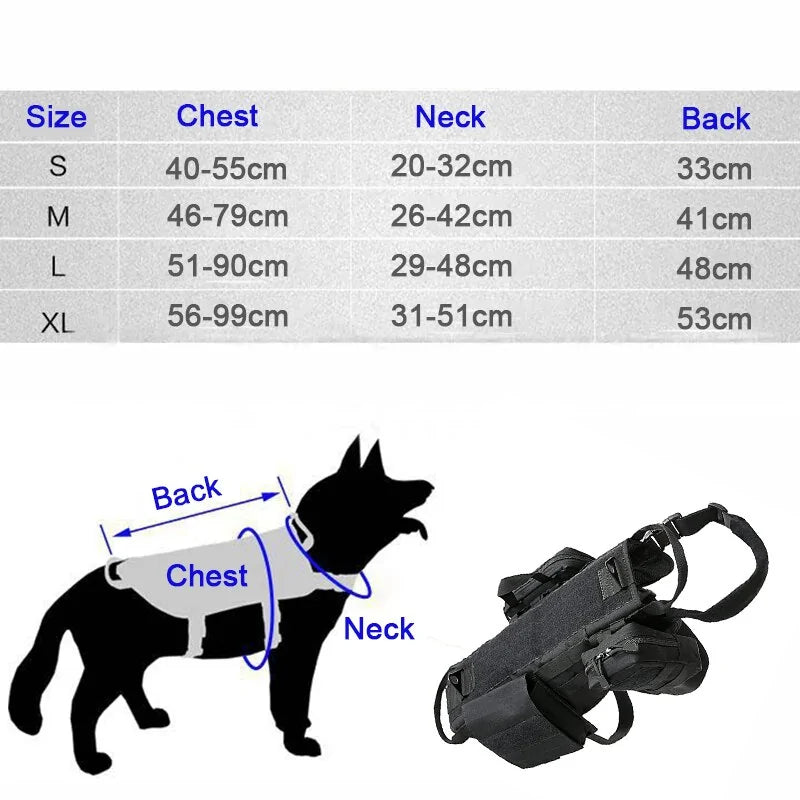 Tactical Military Dog Harness - Innovative Interventions