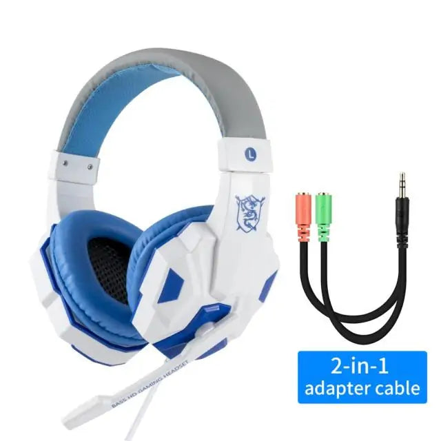 High-Quality Wired Gamer Headset with LED Lights