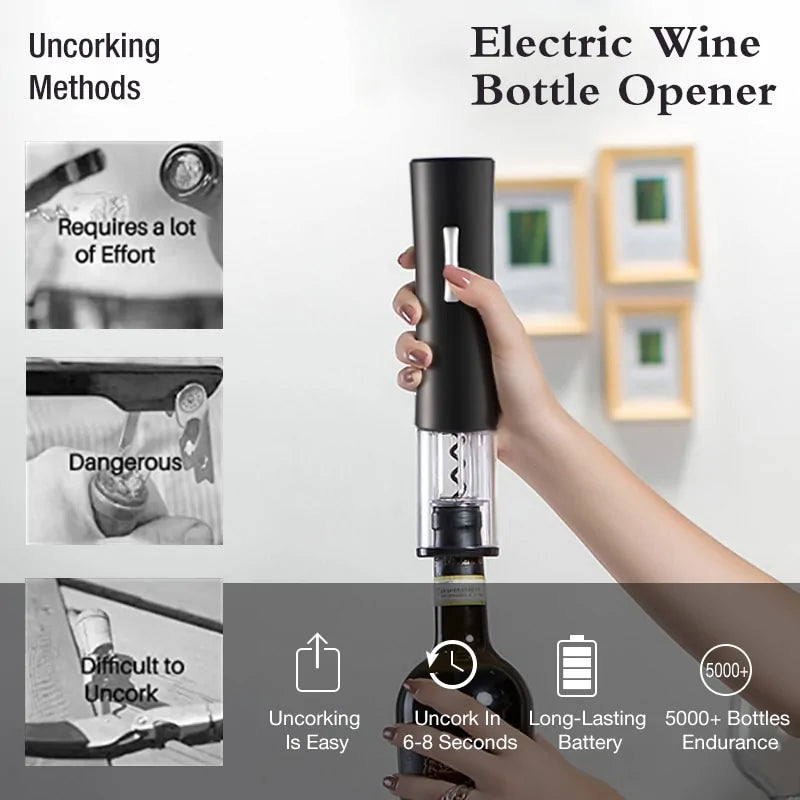 Automatic Wine Bottle Opener - Innovative Interventions