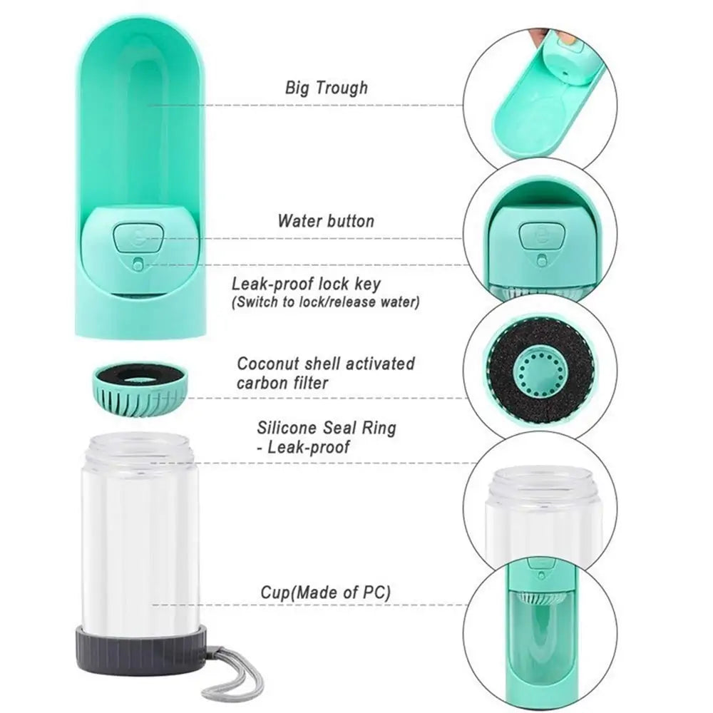 Portable Dog Drinker Bottle | Hydrate Your Pooch on the Go 