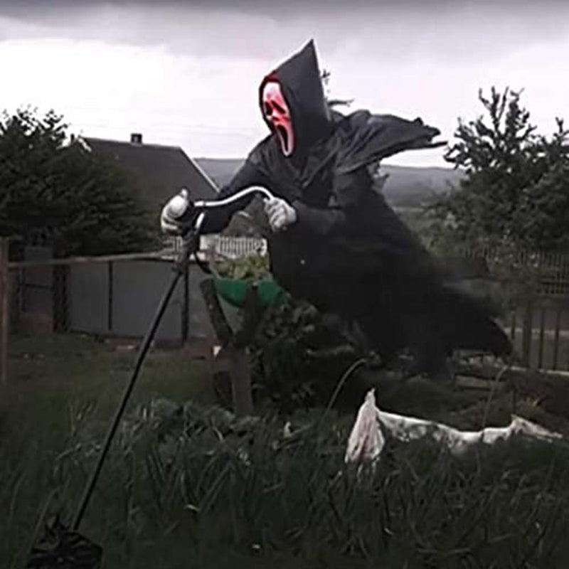 Ghostface Garden Scarecrow - Ultimate Pest Deterrent