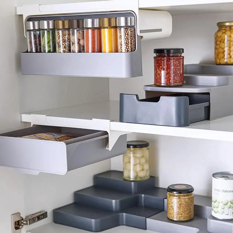 Organize Your Kitchen with Self-Adhesive Spice Organizer