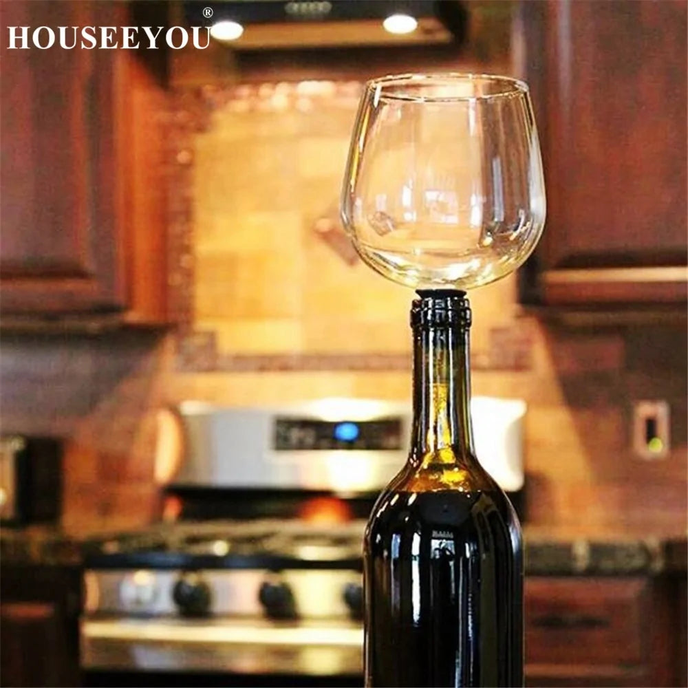 Creative Bottle Wine Glass - Innovative Interventions