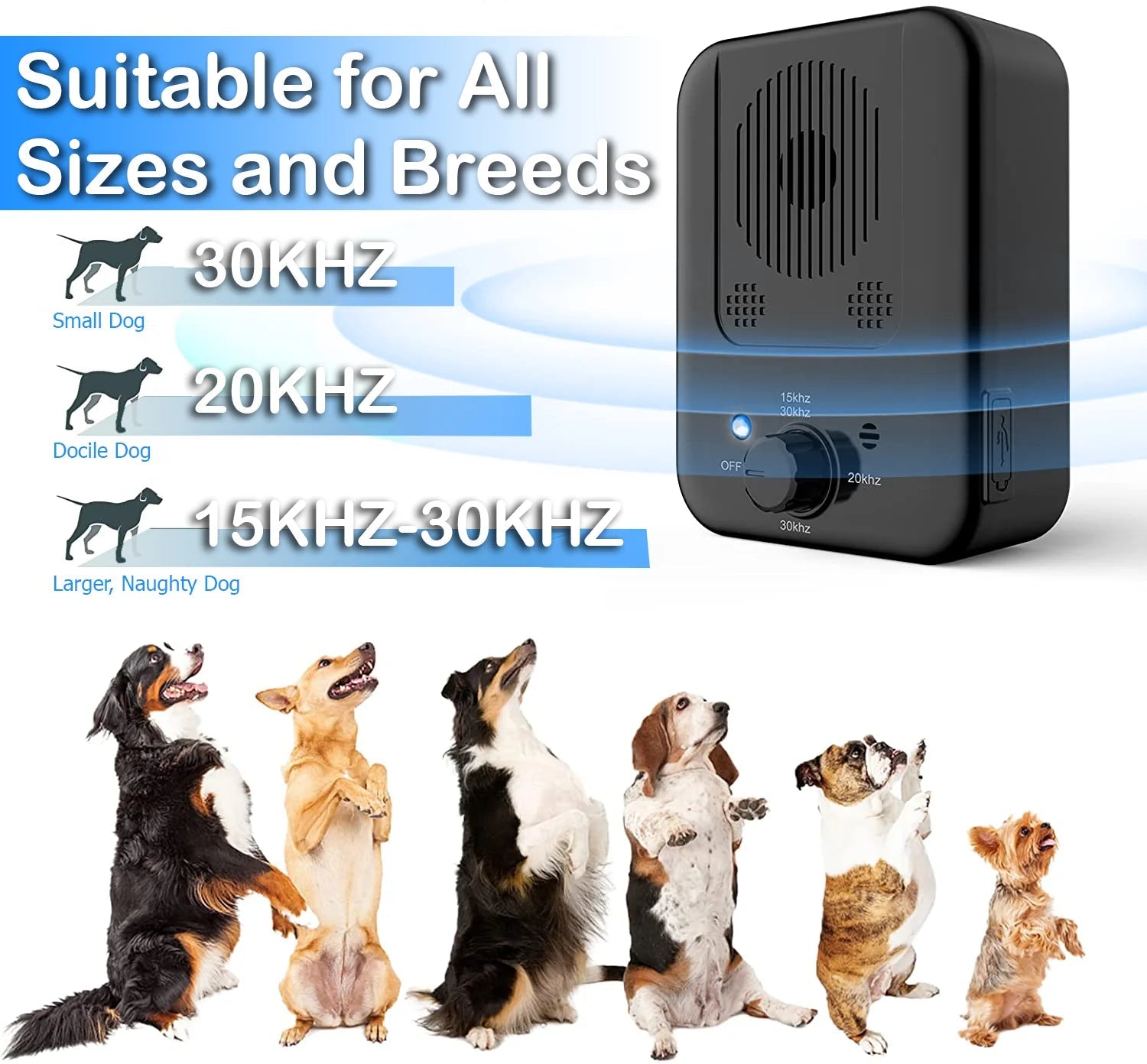 Ultrasonic Bark Control // dog barking control device