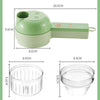 4-in-1 Electric Vegetable Cutter - Efficient Kitchen Prep