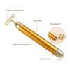 24K Gold Facial Roller - Luxurious Skin Massage Therapy