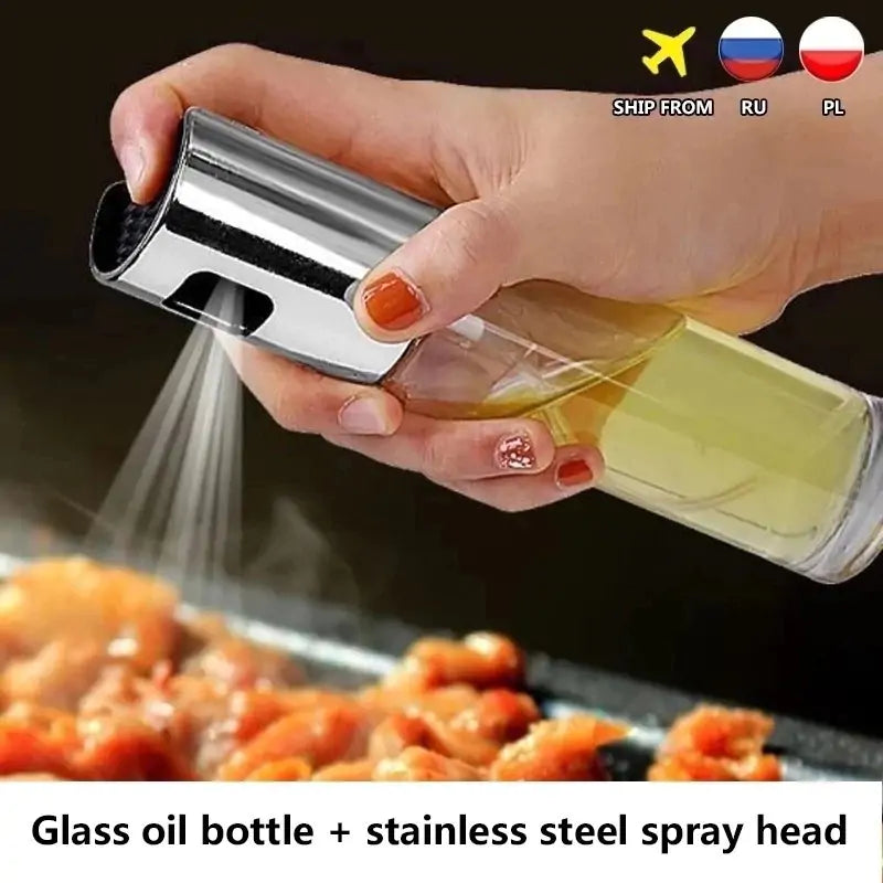 Kitchen Condiment Oil Bottle - Elegant Glass Dispenser