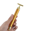 24K Gold Facial Roller - Luxurious Skin Massage Therapy