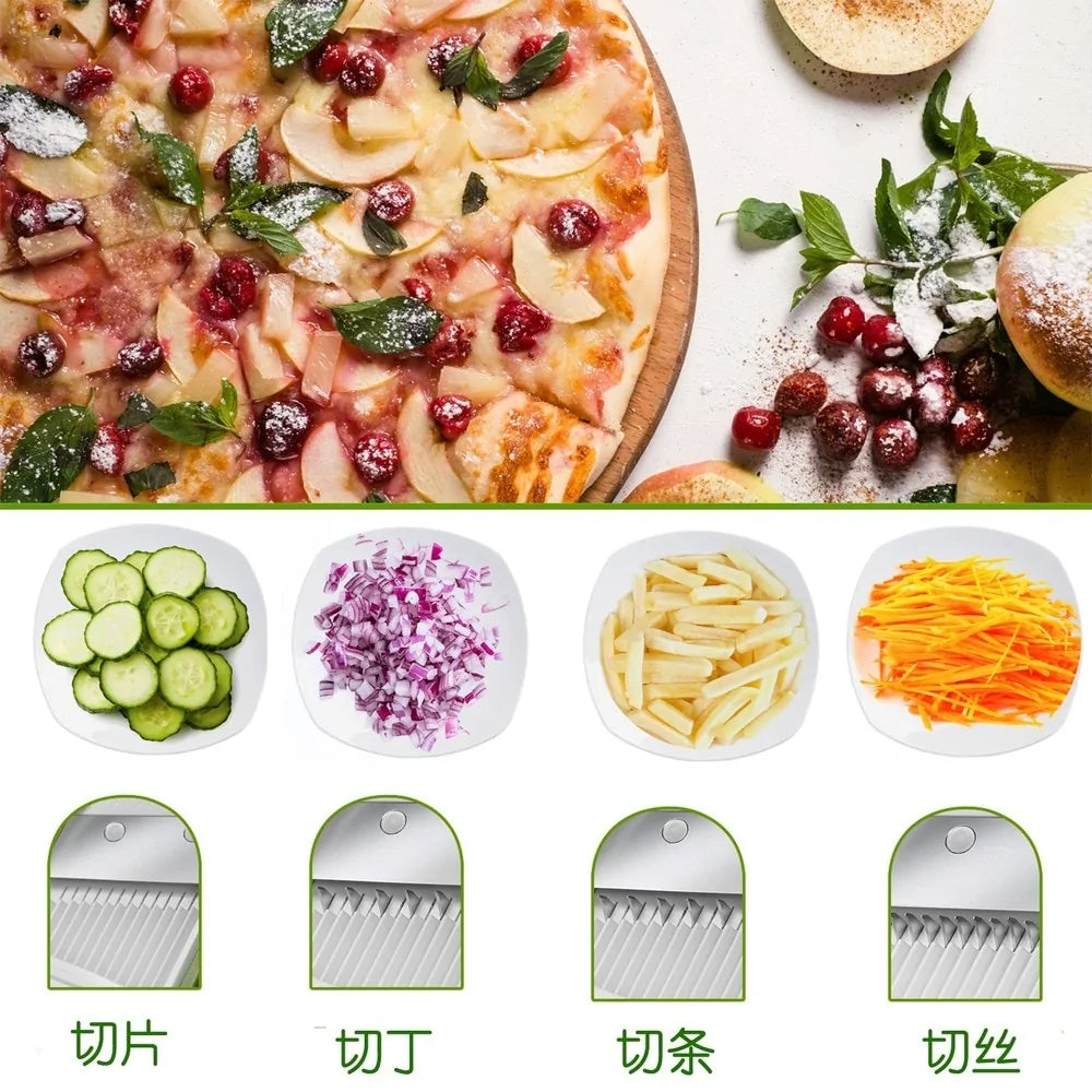 Versatile Kitchen Slicer -  Slice, Dice & Chop with Ease