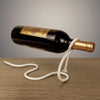 Suspended Rope Wine Bottle Holder| Home Decor