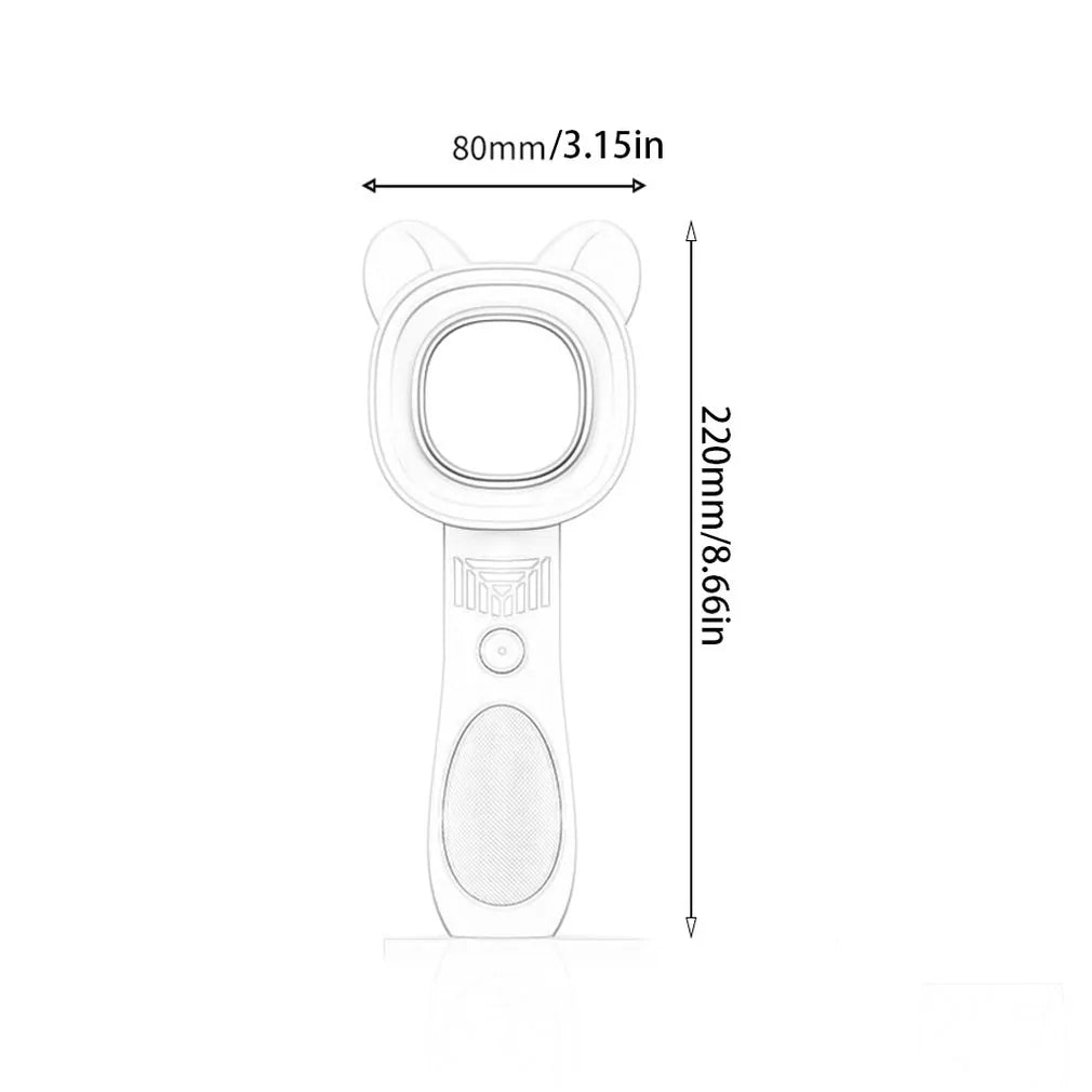 USB Bladeless Fan for Cats - Safe Outdoor Cooling